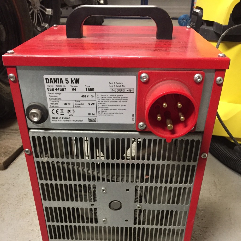 Elektrický ohrievač DANIA 5kW 400V