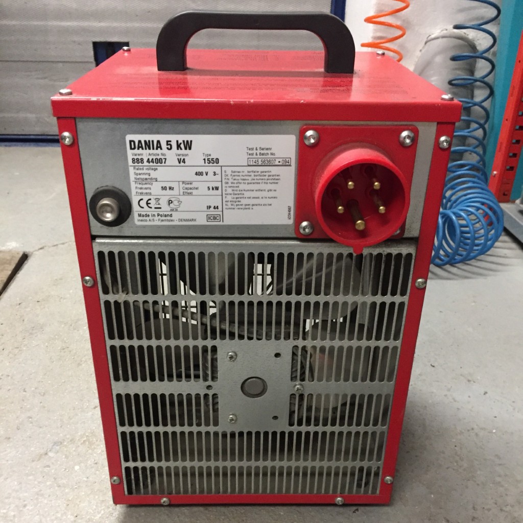 Elektrický ohrievač DANIA 5kW 400V